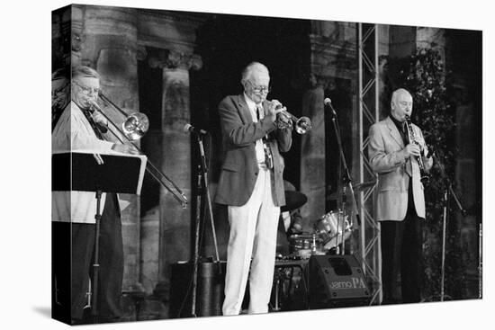 Humphrey Lyttelton, (Jimmy Hastings Sax), Hever Castle, Kent, 1999-Brian O'Connor-Stretched Canvas