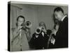 Humphrey Lyttelton, Sidney Bechet and Unknown Clarinetist, Colston Hall, Bristol, 1956-Denis Williams-Stretched Canvas