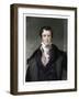 Humphry Davy, English chemist, (1833)-E Scriven-Framed Giclee Print