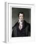 Humphry Davy, English chemist, (1833)-E Scriven-Framed Giclee Print