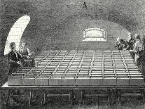 The Large Battery of Wollaston Built by Davy in 1807 at the Royal Institute in London-Humphry Davy-Stretched Canvas