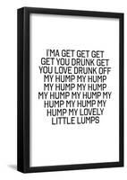 Humps & Lumps-null-Framed Poster