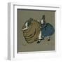 Humpty and Dumpty in Victorian Fancy Dress-Cecil Aldin-Framed Art Print