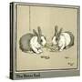 Humpty and Dumpty the Rabbits Eating a Cabbage-Cecil Aldin-Stretched Canvas