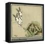 Humpty and Dumpty the Rabbits Find a Cabbage-Cecil Aldin-Framed Stretched Canvas