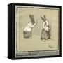 Humpty and Dumpty the Rabbits Lose their Way-Cecil Aldin-Framed Stretched Canvas