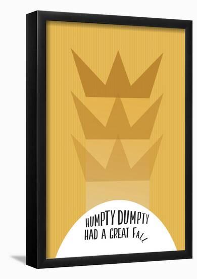 Humpty Dumpty Minimalism-null-Framed Poster