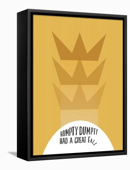 Humpty Dumpty Minimalism-null-Framed Stretched Canvas