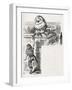 Humpty-Dumpty on the wall-John Tenniel-Framed Giclee Print