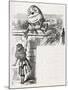 Humpty-Dumpty on the wall-John Tenniel-Mounted Giclee Print