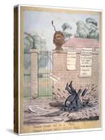 Humpty Dumpty Sat on a Wall..., 1821-Richard Dighton-Stretched Canvas
