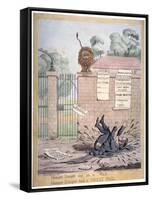 Humpty Dumpty Sat on a Wall..., 1821-Richard Dighton-Framed Stretched Canvas