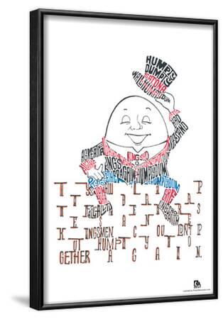 'Humpty Dumpty Text Poster' Prints | AllPosters.com