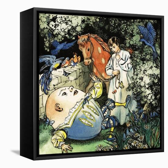 Humpty Dumpty-Barbara C. Freeman-Framed Stretched Canvas