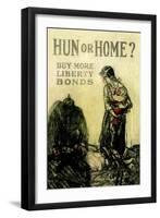 Hun or Home?-null-Framed Art Print