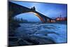 Hunchbacked Devil Bridge in Bobbio, Trebbia Valley, Piacenza, Emilia Romagna, Italy-ClickAlps-Mounted Photographic Print