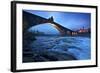 Hunchbacked Devil Bridge in Bobbio, Trebbia Valley, Piacenza, Emilia Romagna, Italy-ClickAlps-Framed Photographic Print