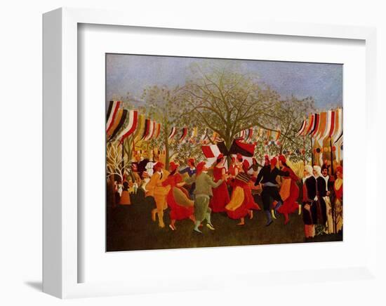 Hundert Jahre Freiheit-Henri Rousseau-Framed Art Print
