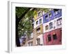 Hundertwasser Haus, Apartment House Designed by Artist Friedensreich Hundertwasser, Vienna, Austria-Paul Harris-Framed Photographic Print