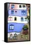 Hundertwasser Haus, Vienna, Austria, Europe-Neil Farrin-Framed Stretched Canvas