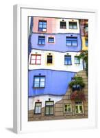 Hundertwasser Haus, Vienna, Austria, Europe-Neil Farrin-Framed Photographic Print