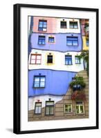 Hundertwasser Haus, Vienna, Austria, Europe-Neil Farrin-Framed Photographic Print