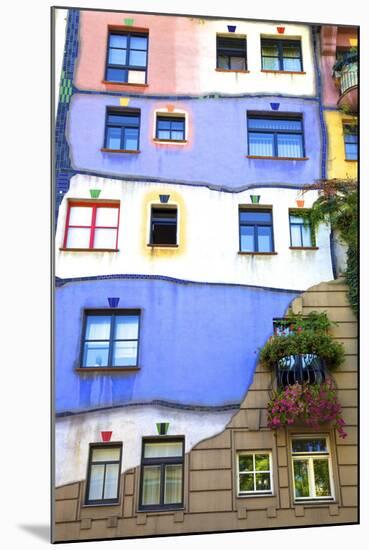 Hundertwasser Haus, Vienna, Austria, Europe-Neil Farrin-Mounted Photographic Print