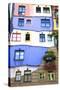 Hundertwasser Haus, Vienna, Austria, Europe-Neil Farrin-Stretched Canvas