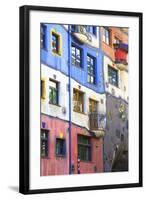 Hundertwasser Haus, Vienna, Austria, Europe-Neil Farrin-Framed Photographic Print