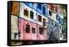 Hundertwasser House, Vienna, Austria-George Oze-Framed Stretched Canvas