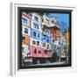 Hundertwasser-House, Vienna-Friedensreich Hundertwasser-Framed Art Print