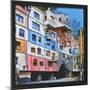 Hundertwasser-House, Vienna-Friedensreich Hundertwasser-Mounted Art Print