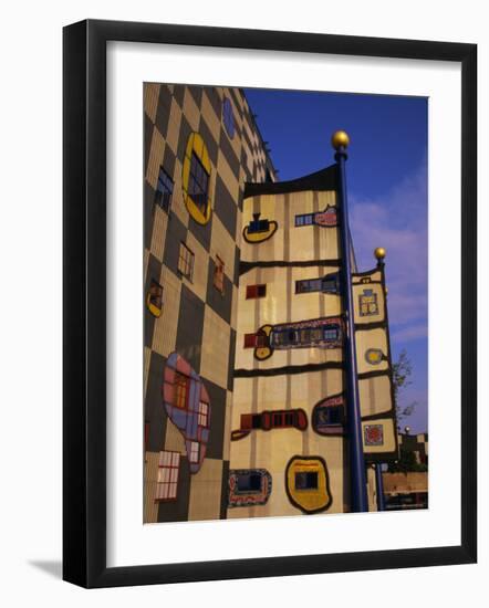 Hundertwasser's Incinerator, Vienna, Austria, Europe-Jean Brooks-Framed Photographic Print