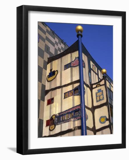 Hundertwasser's Incinerator, Vienna, Austria, Europe-Jean Brooks-Framed Photographic Print