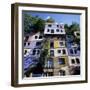 Hundertwasserhaus (Antitraditional Architecture), Vienna, Austria, Europe-Stuart Black-Framed Photographic Print