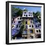 Hundertwasserhaus (Antitraditional Architecture), Vienna, Austria, Europe-Stuart Black-Framed Photographic Print