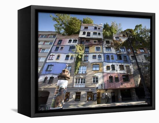 Hundertwasserhaus, Vienna, Austria-Doug Pearson-Framed Stretched Canvas