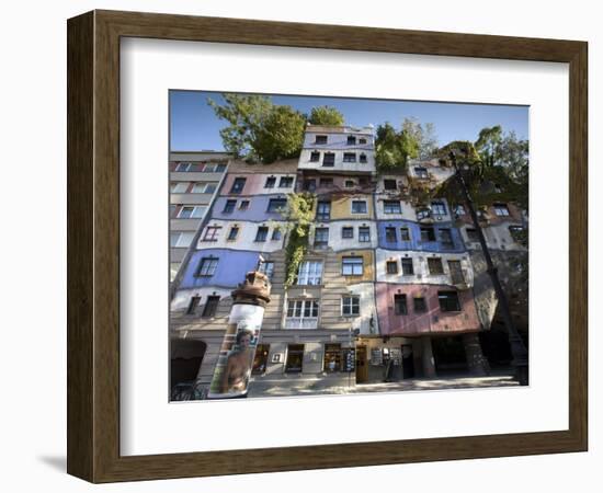 Hundertwasserhaus, Vienna, Austria-Doug Pearson-Framed Photographic Print