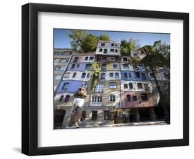 Hundertwasserhaus, Vienna, Austria-Doug Pearson-Framed Photographic Print