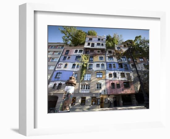 Hundertwasserhaus, Vienna, Austria-Doug Pearson-Framed Photographic Print