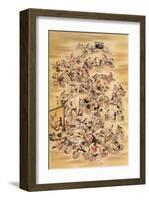 Hundred of Japanese Women-Jyakuchu Ito-Framed Giclee Print