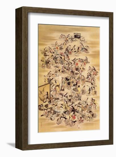 Hundred of Japanese Women-Jyakuchu Ito-Framed Giclee Print