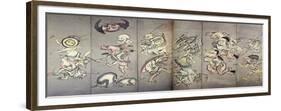 Hundreds Demon March at Night-Kyosai Kawanabe-Framed Premium Giclee Print