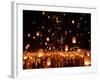 Hundreds of Lanterns are Released During a Memorial Service-null-Framed Photographic Print