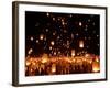 Hundreds of Lanterns are Released During a Memorial Service-null-Framed Photographic Print