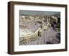 Hundreds of Thousands of Pilgrims Perform Friday Prayers at the Great Mosque in Mecca, Saudi Arabia-null-Framed Photographic Print