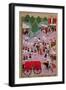 "Hunername" the Army of Suleyman the Magnificent (1494-1566) Leave for Europe-null-Framed Giclee Print