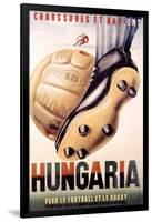 Hungaria Soccer Shoes-null-Framed Art Print