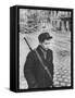 Hungarian Boy Freedom Fighter, During Workers Revolution Against Soviet Backed Communist Government-null-Framed Stretched Canvas