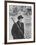 Hungarian Boy Freedom Fighter, During Workers Revolution Against Soviet Backed Communist Government-null-Framed Photographic Print